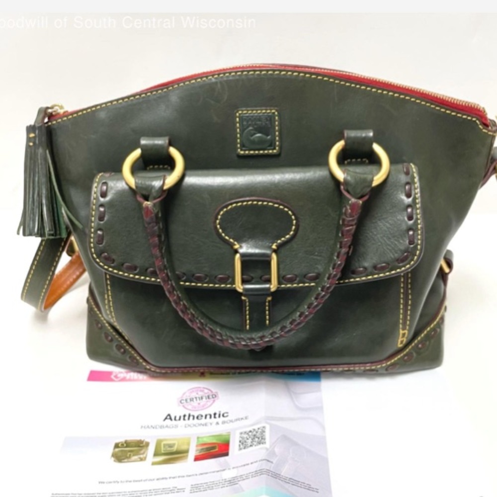 Dooney Bourke florentine leather satchel